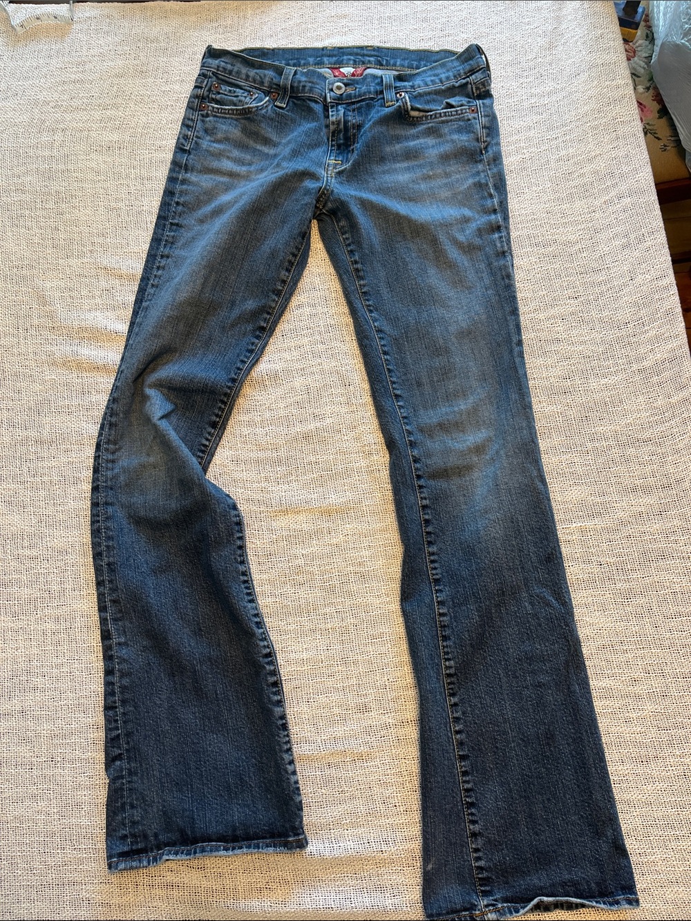 Vintage Lucky Brand Women's Medium Blue Bootcut Jeans
